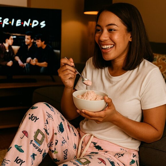 Other - Vintage FRIENDS Pink Pajama Pants – Soft, Comfy & Perfect for Lounging